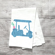 Load image into Gallery viewer, Golf Cart Tea Towel