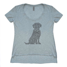 Load image into Gallery viewer, Dog High-Low Scoop Neck Tee
