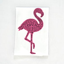 Load image into Gallery viewer, Flamingo Tea Towel
