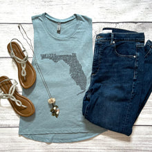 Load image into Gallery viewer, Florida Muscle Tank Top