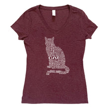 Load image into Gallery viewer, Cat V-Neck Tee