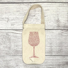 Load image into Gallery viewer, Wine Bottle Gift Tote with Handle