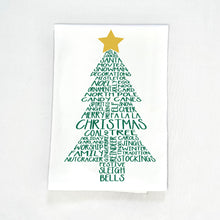 Load image into Gallery viewer, Christmas Tree Tea Towel