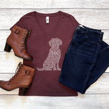 Load image into Gallery viewer, Dog V-Neck Tee
