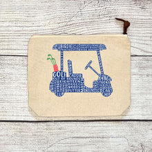Load image into Gallery viewer, Golf Cart Zipper Pouch