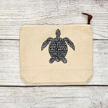 Load image into Gallery viewer, Sea Turtle Zipper Pouch