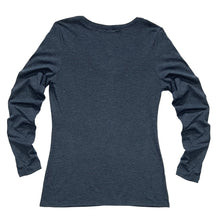 Load image into Gallery viewer, Paris Eiffel Tower Long Sleeve V Neck Tee