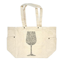 Load image into Gallery viewer, Wine Canvas Tote Bag