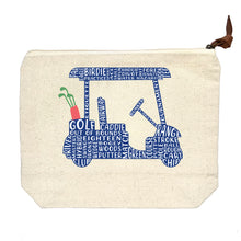 Load image into Gallery viewer, Golf Cart Zipper Pouch
