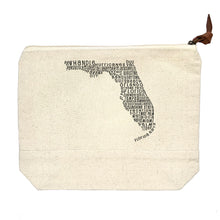 Load image into Gallery viewer, Florida Zipper Pouch