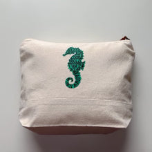 Load and play video in Gallery viewer, Seahorse Zipper Pouch
