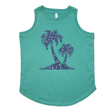 Load image into Gallery viewer, Palm Trees Relaxed Tank Top