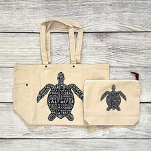 Load image into Gallery viewer, Sea Turtle Canvas Tote Bag