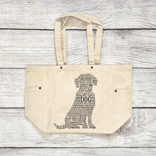 Load image into Gallery viewer, Dog Canvas Tote Bag