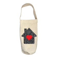 Load image into Gallery viewer, Home Wine Bottle Gift Tote with Handle