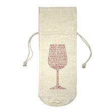 Load image into Gallery viewer, Wine Bottle Gift Bag - Drawstring