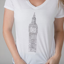 Load image into Gallery viewer, London Big Ben V-Neck Tee