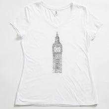 Load image into Gallery viewer, London Big Ben V-Neck Tee
