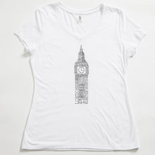 Load image into Gallery viewer, London Big Ben V-Neck Tee