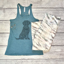 Load image into Gallery viewer, Dog Flowy Racerback Tank Top