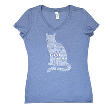 Load image into Gallery viewer, Cat V-Neck Tee