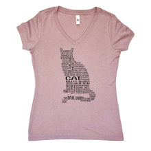 Load image into Gallery viewer, Cat V-Neck Tee