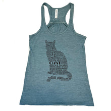 Load image into Gallery viewer, Cat Flowy Racerback Tank Top