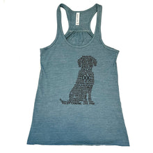 Load image into Gallery viewer, Dog Flowy Racerback Tank Top