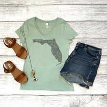 Load image into Gallery viewer, Florida V-Neck Tee