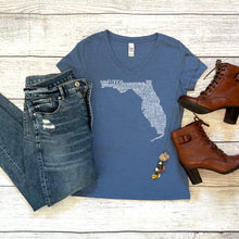 Load image into Gallery viewer, Florida V-Neck Tee