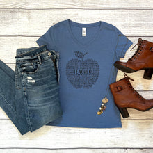 Load image into Gallery viewer, Teacher V-Neck Tee