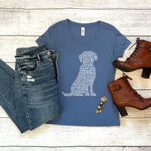 Load image into Gallery viewer, Dog V-Neck Tee
