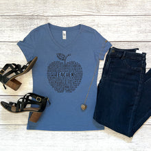 Load image into Gallery viewer, Teacher V-Neck Tee