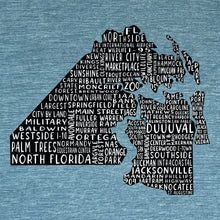 Load image into Gallery viewer, Jacksonville Local Flowy Racerback Tank Top