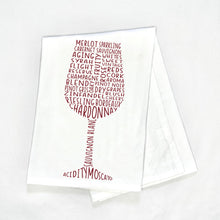 Load image into Gallery viewer, Wine Tea Towel