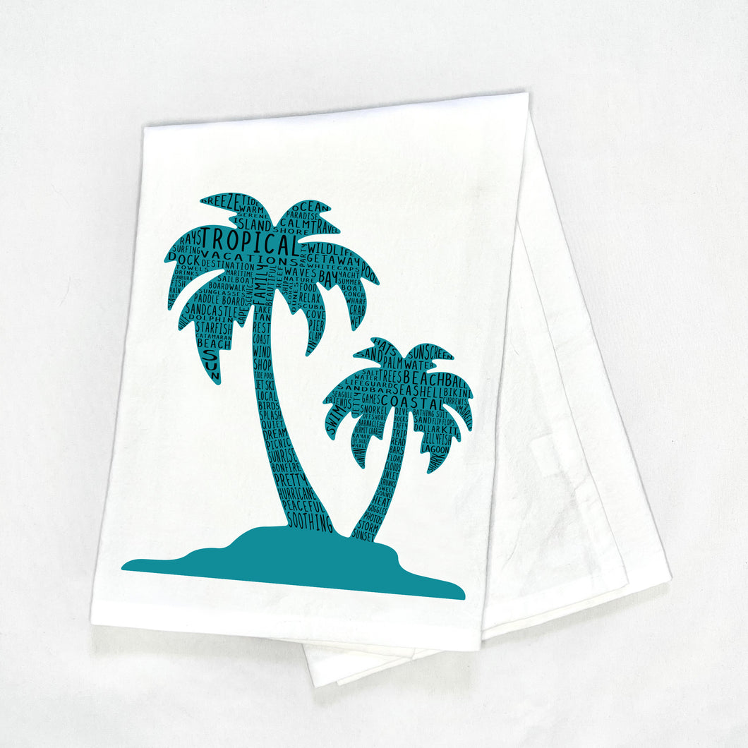 Palm Trees Tea Towel