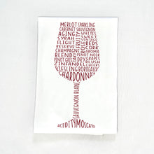 Load image into Gallery viewer, Wine Tea Towel
