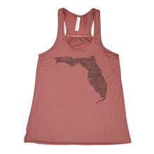 Load image into Gallery viewer, Florida Flowy Racerback Tank Top