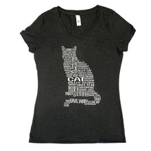 Load image into Gallery viewer, Cat V-Neck Tee