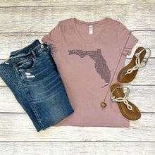 Load image into Gallery viewer, Florida V-Neck Tee