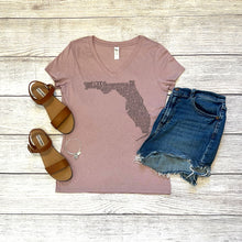 Load image into Gallery viewer, Florida V-Neck Tee