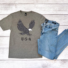 Load image into Gallery viewer, USA Crew Neck Tee