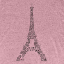 Load image into Gallery viewer, Paris Eiffel Tower V-Neck Tee