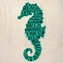 Load image into Gallery viewer, Seahorse Canvas Tote Bag