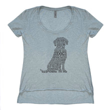 Load image into Gallery viewer, Dog High-Low Scoop Neck Tee
