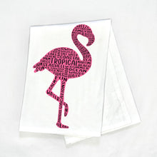 Load image into Gallery viewer, Flamingo Tea Towel
