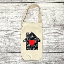 Load image into Gallery viewer, Home Wine Bottle Gift Tote with Handle
