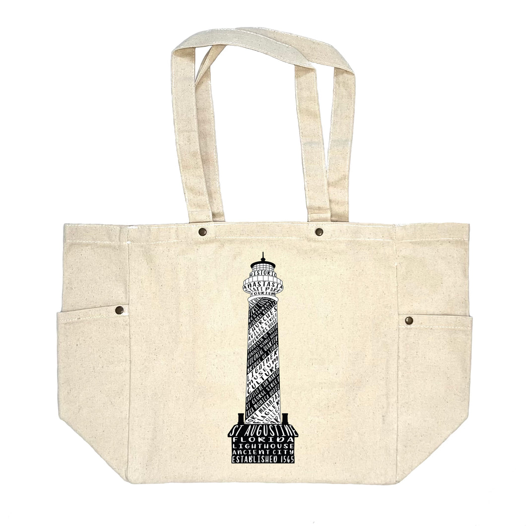 St Augustine Canvas Tote Bag