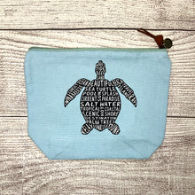 Load image into Gallery viewer, Sea Turtle Zipper Pouch
