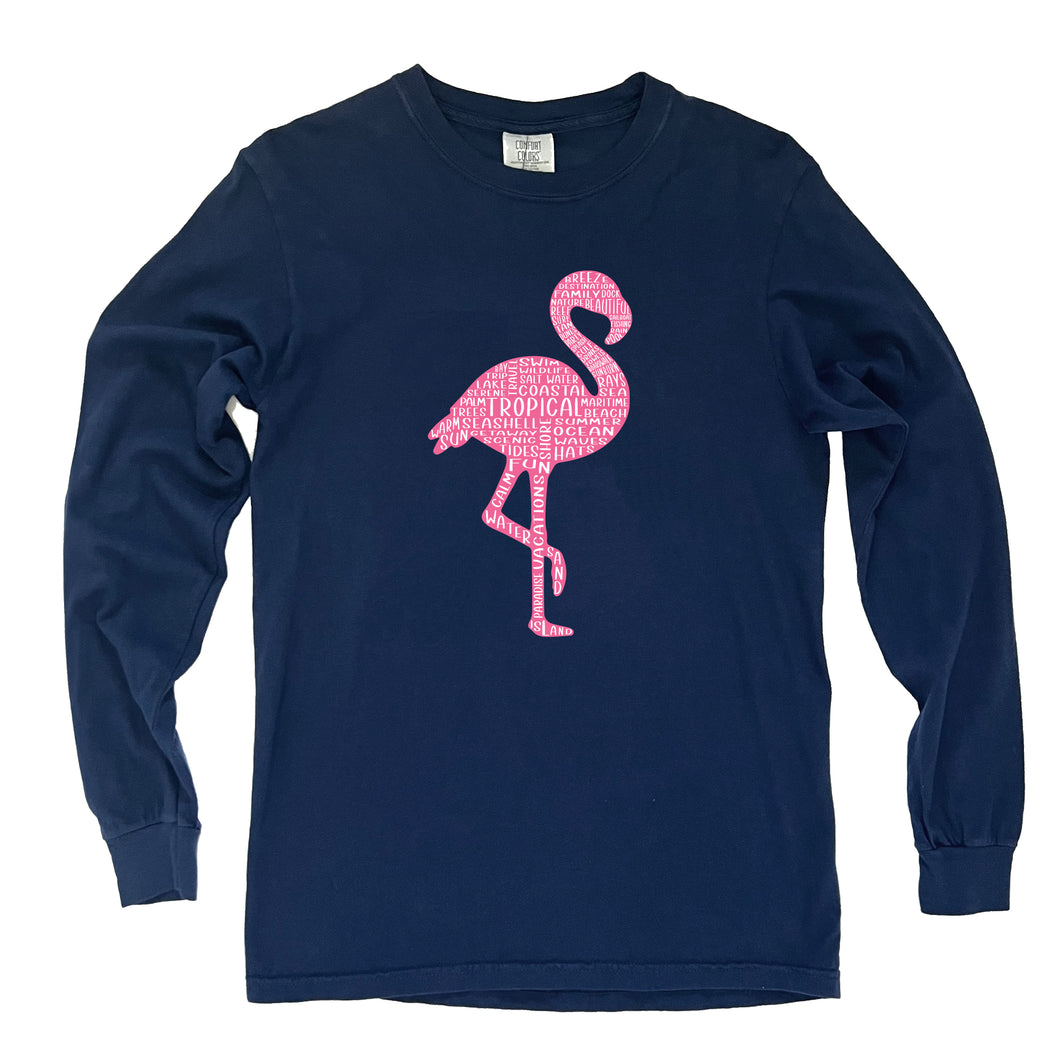 Flamingo Long Sleeve Tee